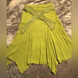 White Stag Green Maxi Skirt